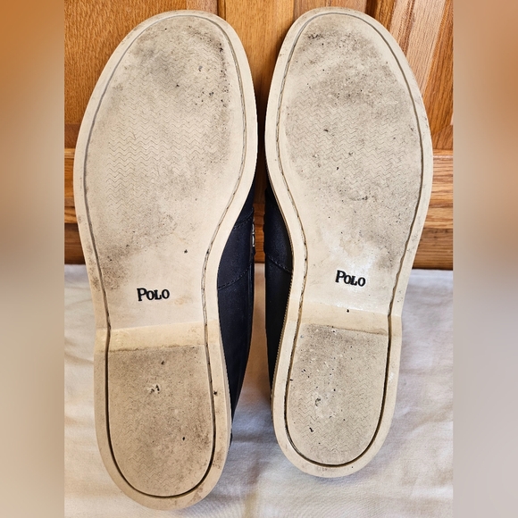 Polo Ralph Lauren Blackley Penny Men's Leather Navy Blue Loafers Shoes Sz 11.5 D - Picture 10 of 10